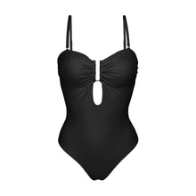 Laad de afbeelding in de Gallery-viewer, Product Front: Rio De Sol One-Piece Malibu-Black Sara-Op
