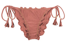 Laad de afbeelding in de Gallery-viewer, Product Front: Rio De Sol Bottom Bottom Shimmer-Copper Frufru-Comfy
