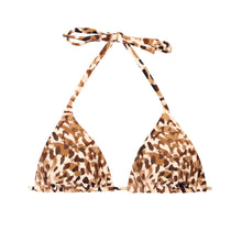 Laad de afbeelding in de Gallery-viewer, Product Front: Rio De Sol Top Top Leopard Tri-Inv
