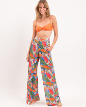 Laad de afbeelding in de Gallery-viewer, Gallery: Rio De Sol Beach Trousers Jungle Wide Pants
