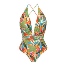 Laad de afbeelding in de Gallery-viewer, Product Front: Rio De Sol One-Piece Tropical New Vegas
