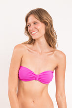 Laad de afbeelding in de Gallery-viewer, Image 13: Rio De Sol Top Top Malibu-Rosa Bandeau-Duo
