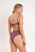 Laad de afbeelding in de Gallery-viewer, Model Back: Rio De Sol Top Top Malibu-Ebano Bandeau-Iris
