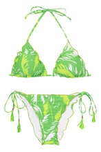 Laad de afbeelding in de Gallery-viewer, Product Front: Rio De Sol Set Set Green-Palms Frufru-Comfy

