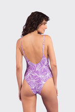 Laad de afbeelding in de Gallery-viewer, Model Back: Rio De Sol One-Piece Trail-Purple Hype
