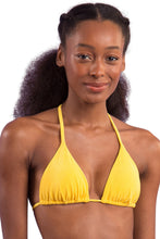 Laad de afbeelding in de Gallery-viewer, Gallery: Rio De Sol Top Top Malibu-Yellow Tri-Inv
