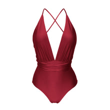 Laad de afbeelding in de Gallery-viewer, Product Front: Rio De Sol One-Piece Shimmer-Divino New Vegas
