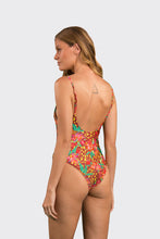 Laad de afbeelding in de Gallery-viewer, Model Back: Rio De Sol One-Piece Tropics Hype
