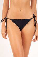 Laad de afbeelding in de Gallery-viewer, Gallery: Rio De Sol Bottom Bottom Malibu-Black Frufru
