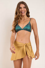 Laad de afbeelding in de Gallery-viewer, Fluity-Dourado Mini Skirt
