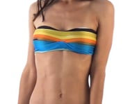 Laad en speel video af in Gallery-viewer, Video: Rio De Sol Top Top Artsy Bandeau-Pli
