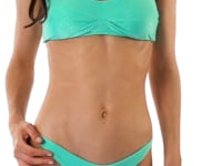 Laad en speel video af in Gallery-viewer, Video: Rio De Sol Top Top Atlantis Bandeau-Pli
