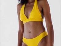 Laad en speel video af in Gallery-viewer, Video: Rio De Sol Set Set Sunflower Halter-Cos Ciao
