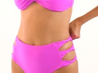 Laad en speel video af in Gallery-viewer, Set Vita-Pink Twist Highwaist-Spin
