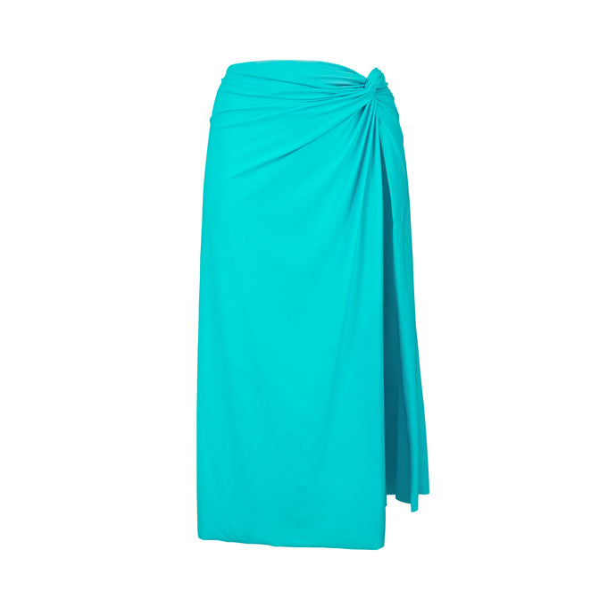 Product Front: Rio De Sol Beach Skirt Amb-Nannai Long Skirt Knot