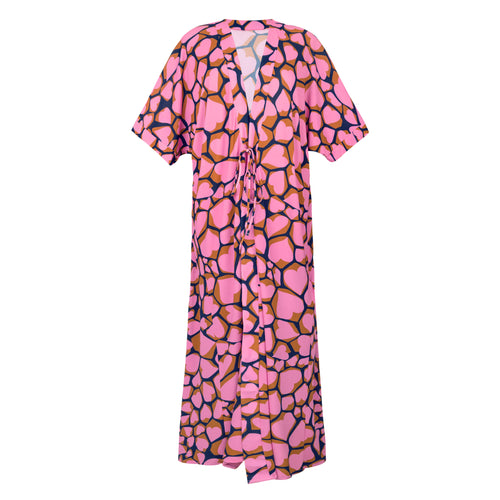 Product Front: Rio De Sol Beach Dresses Amore-Pink Long Dress