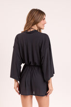 Laad de afbeelding in de Gallery-viewer, Image 08: Rio De Sol Beach Dresses Black Kimono
