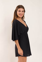 Laad de afbeelding in de Gallery-viewer, Image 02: Rio De Sol Beach Dresses Black Mini Dress
