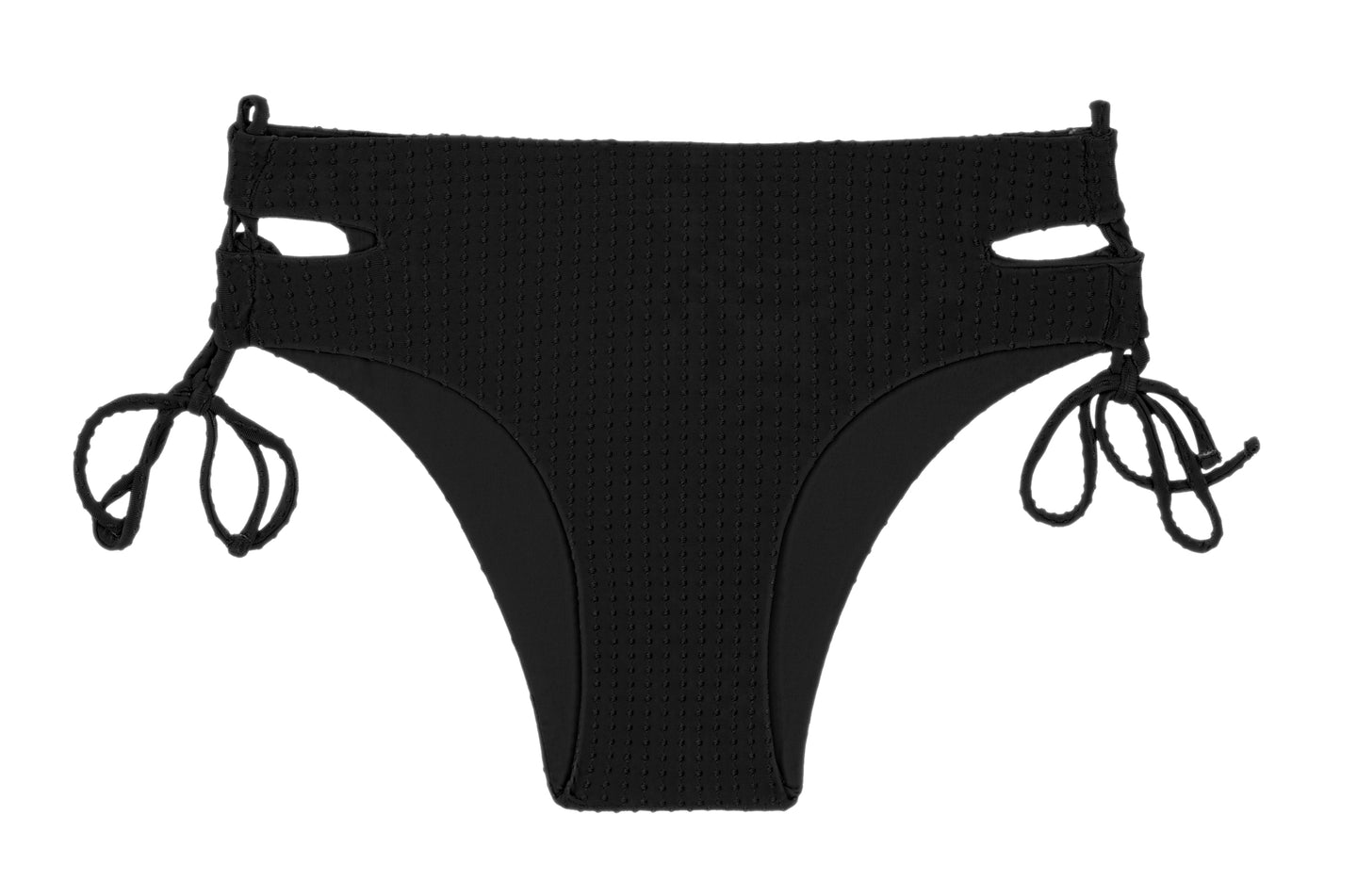 Product Front: Rio De Sol Bottom Bottom Dots-Black Madrid