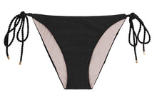 Laad de afbeelding in de Gallery-viewer, Product Front: Rio De Sol Bottom Bottom Shimmer-Black Ibiza-Rope
