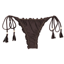 Laad de afbeelding in de Gallery-viewer, Product Front: Rio De Sol Bottom Bottom Shimmer-Coffee Frufru-Fio
