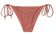 Laad de afbeelding in de Gallery-viewer, Product Front: Rio De Sol Bottom Bottom Shimmer-Copper Cheeky-Tie
