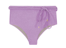 Laad de afbeelding in de Gallery-viewer, Product Front: Rio De Sol Bottom Bottom Shimmer-Harmonia Belted-High-Waist
