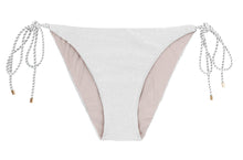 Laad de afbeelding in de Gallery-viewer, Product Front: Rio De Sol Bottom Bottom Shimmer-White Ibiza-Rope
