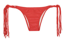 Laad de afbeelding in de Gallery-viewer, Product Front: Rio De Sol Bottom Calcinha Franja Red
