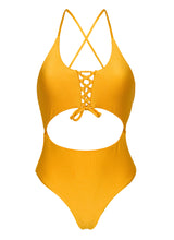Laad de afbeelding in de Gallery-viewer, Product Front: Rio De Sol One-Piece Eden-Pequi Ivy Strap
