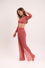 Laad de afbeelding in de Gallery-viewer, Image 03: Rio De Sol Beach Trousers Floral-Scales Pants Lana
