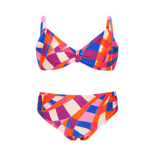 Laad de afbeelding in de Gallery-viewer, Product Front: Rio De Sol Girl&#39;s Two-Piece Funny Bikini-Kids
