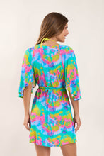 Laad de afbeelding in de Gallery-viewer, Model Back: Rio De Sol Beach Dresses Fusion Mini Dress
