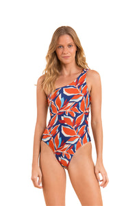 Image 04: Rio De Sol One-Piece Leaves Santorini