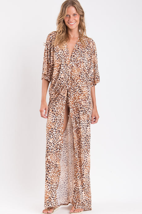 Gallery: Rio De Sol Beach Dresses Leopard Long Dress