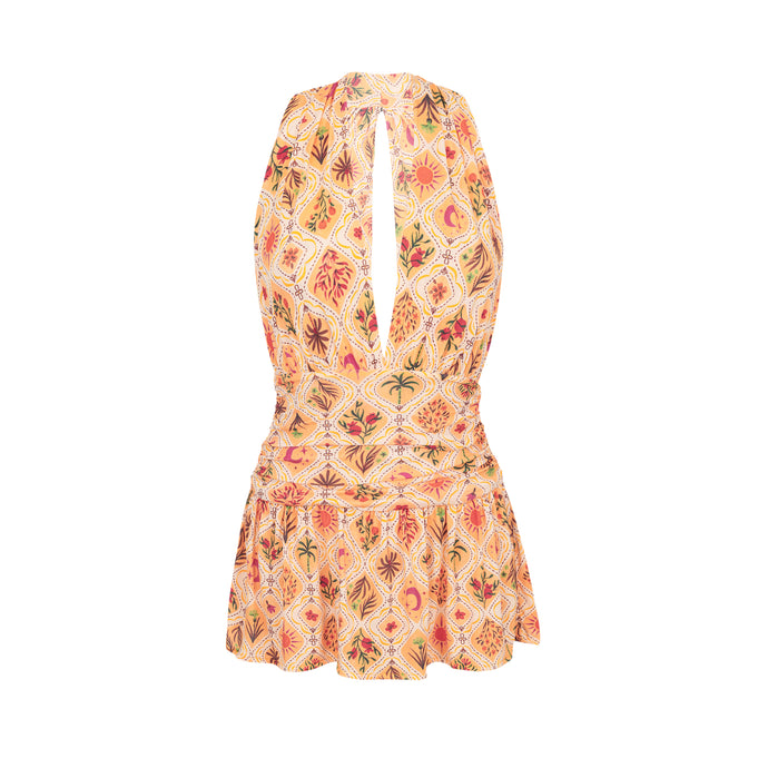 Product Front: Rio De Sol Beach Dresses Mosaico Low Cut Dress