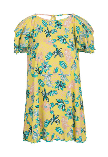 Product Front: Rio De Sol Beach Dresses Saida Florescer Off Shoulder