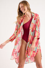 Laad de afbeelding in de Gallery-viewer, Image 06: Rio De Sol Shirtdress Sea-Bloom Chemise Gabriele
