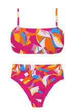 Laad de afbeelding in de Gallery-viewer, Product Front: Rio De Sol Set Set Antelope Bandeau-Reto Hotpant-Cos
