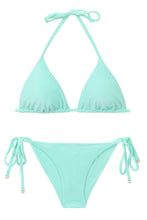 Laad de afbeelding in de Gallery-viewer, Product Front: Rio De Sol Set Set Malibu-Menta Tri-Inv Cheeky-Tie
