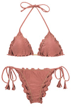 Laad de afbeelding in de Gallery-viewer, Product Front: Rio De Sol Set Set Shimmer-Copper Frufru
