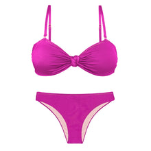 Laad de afbeelding in de Gallery-viewer, Product Front: Rio De Sol Set Set Shimmer-Gaia Bandeau-Joy Essential
