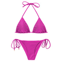 Laad de afbeelding in de Gallery-viewer, Product Front: Rio De Sol Set Set Shimmer-Gaia Tri-Inv Cheeky-Tie
