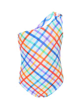 Laad de afbeelding in de Gallery-viewer, Product Front: Rio De Sol Girl&#39;s One-Piece Square Santorini-Kids
