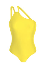 Laad de afbeelding in de Gallery-viewer, Product Front: Rio De Sol One-Piece Strega One Shoulder
