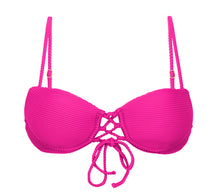 Laad de afbeelding in de Gallery-viewer, Product Front: Rio De Sol Top Top Cotele-Amaranto Balconet-Pushup
