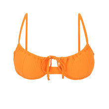 Laad de afbeelding in de Gallery-viewer, Product Front: Rio De Sol Top Top Dots-Mango Balconet-Tie
