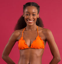 Laad de afbeelding in de Gallery-viewer, Image 10: Rio De Sol Top Top Dots-Orange Frufru
