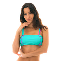 Laad de afbeelding in de Gallery-viewer, Gallery: Rio De Sol Top Top Duo Pink Blue
