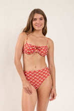 Laad de afbeelding in de Gallery-viewer, Image 11: Rio De Sol Top Top Floral-Scales Balconet-Tie
